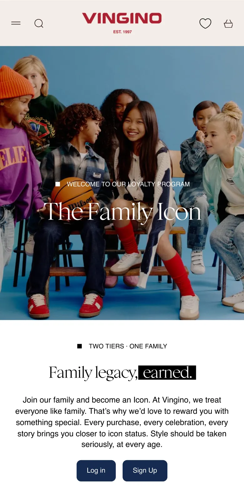 Branded loyalty program example
