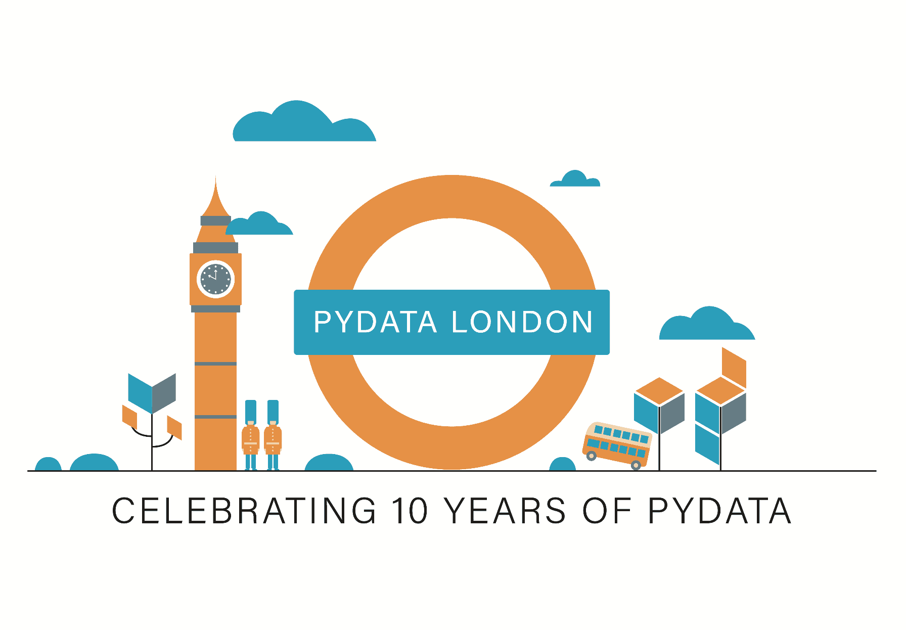 PyData London t-shirt White 2024