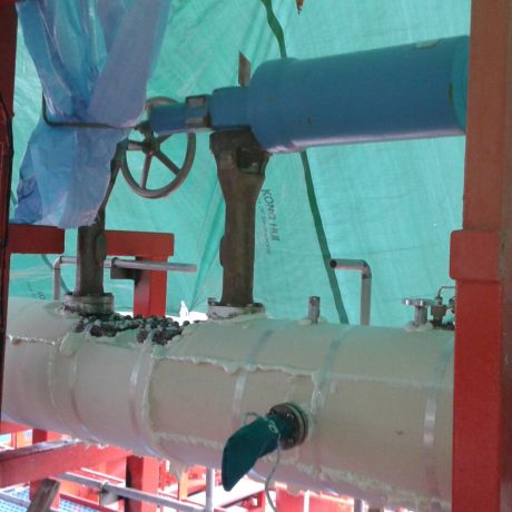 FLNG Facility Cryogenic Insulation Installation