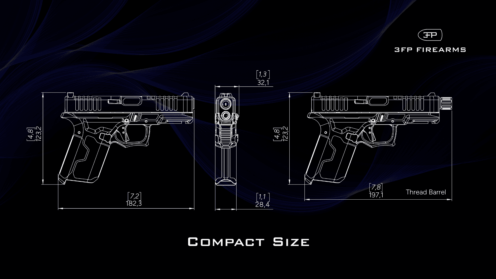3FP Firearm Trooper ACB9 Compact Size