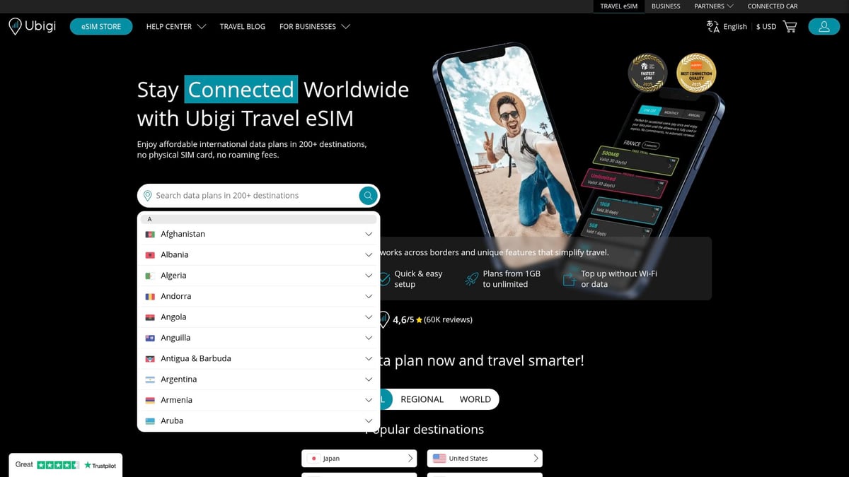 Top 7 Best eSIM in USA for 2026: Ultimate Comparison - Ubigi