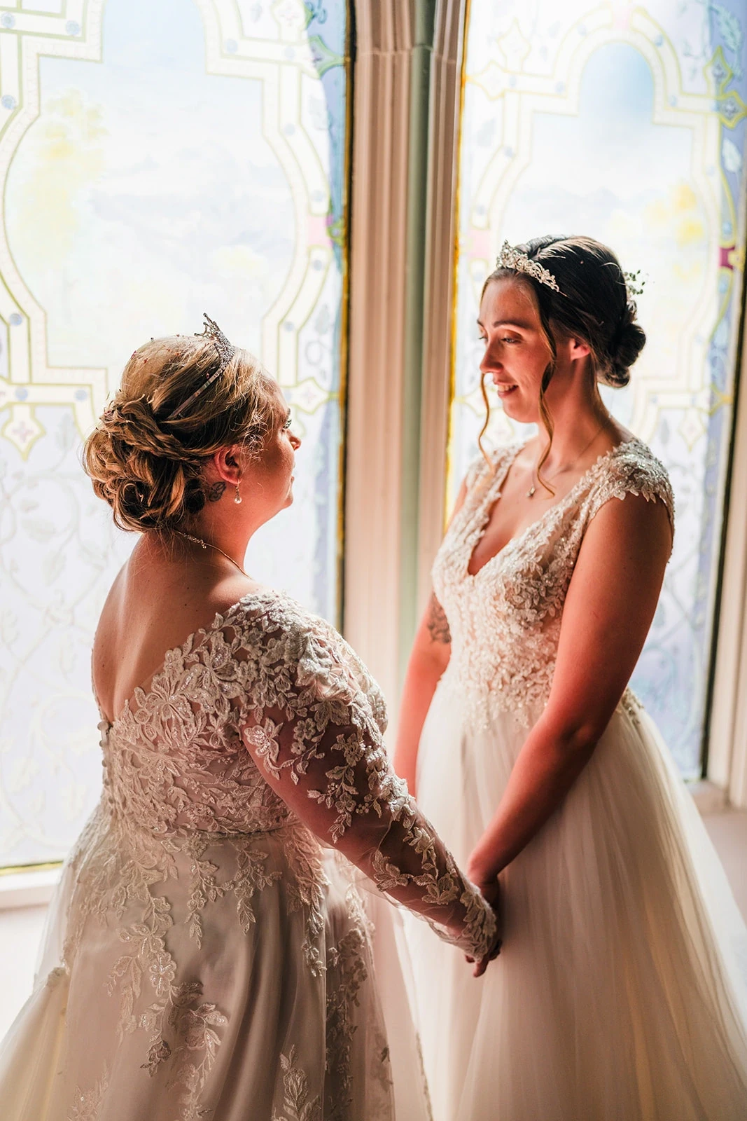 bride holding flower bouquet