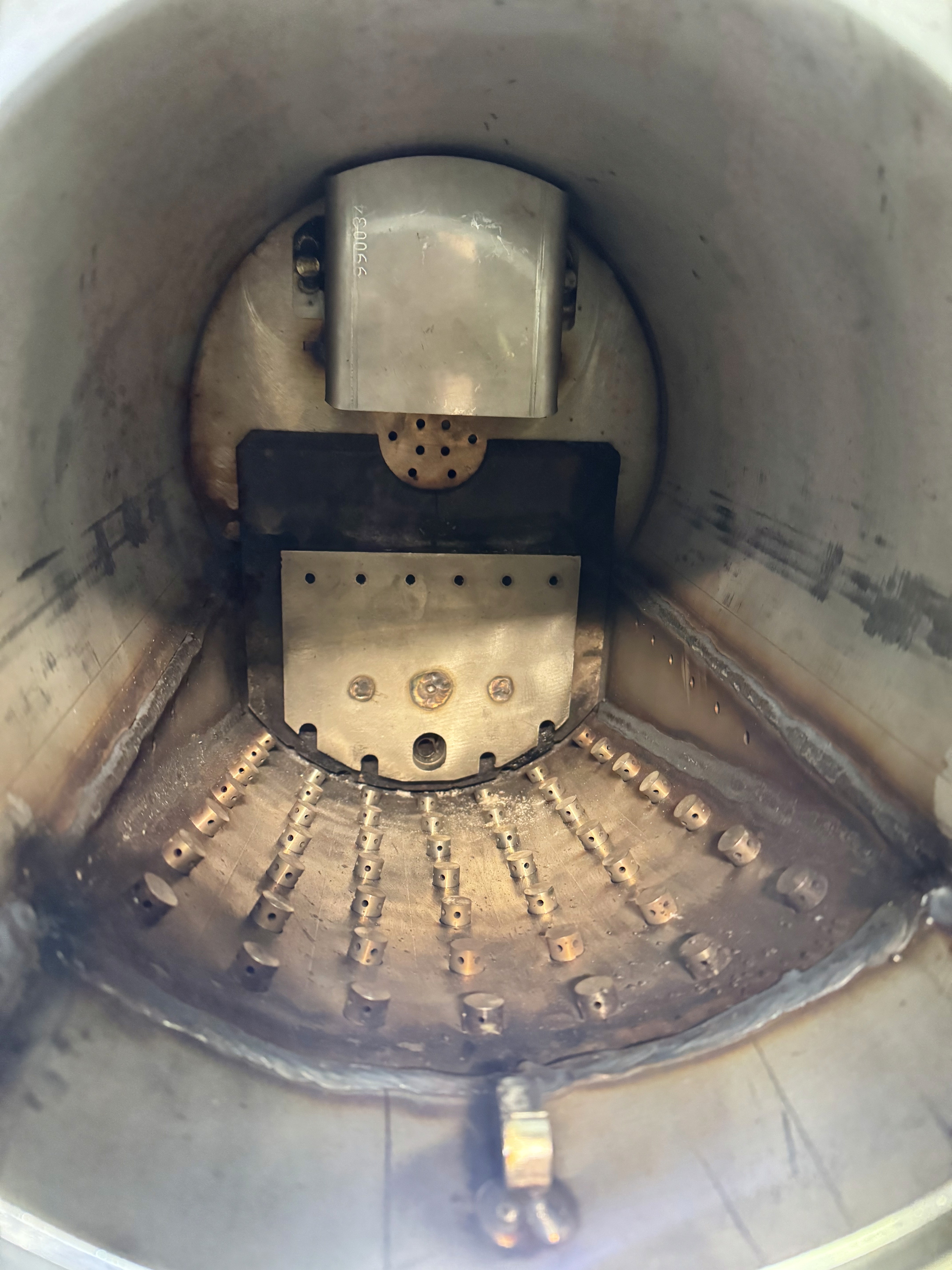 Replacement combustion chamber for a 199kW WES boiler