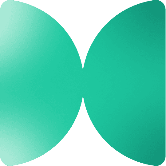 Organic green shape