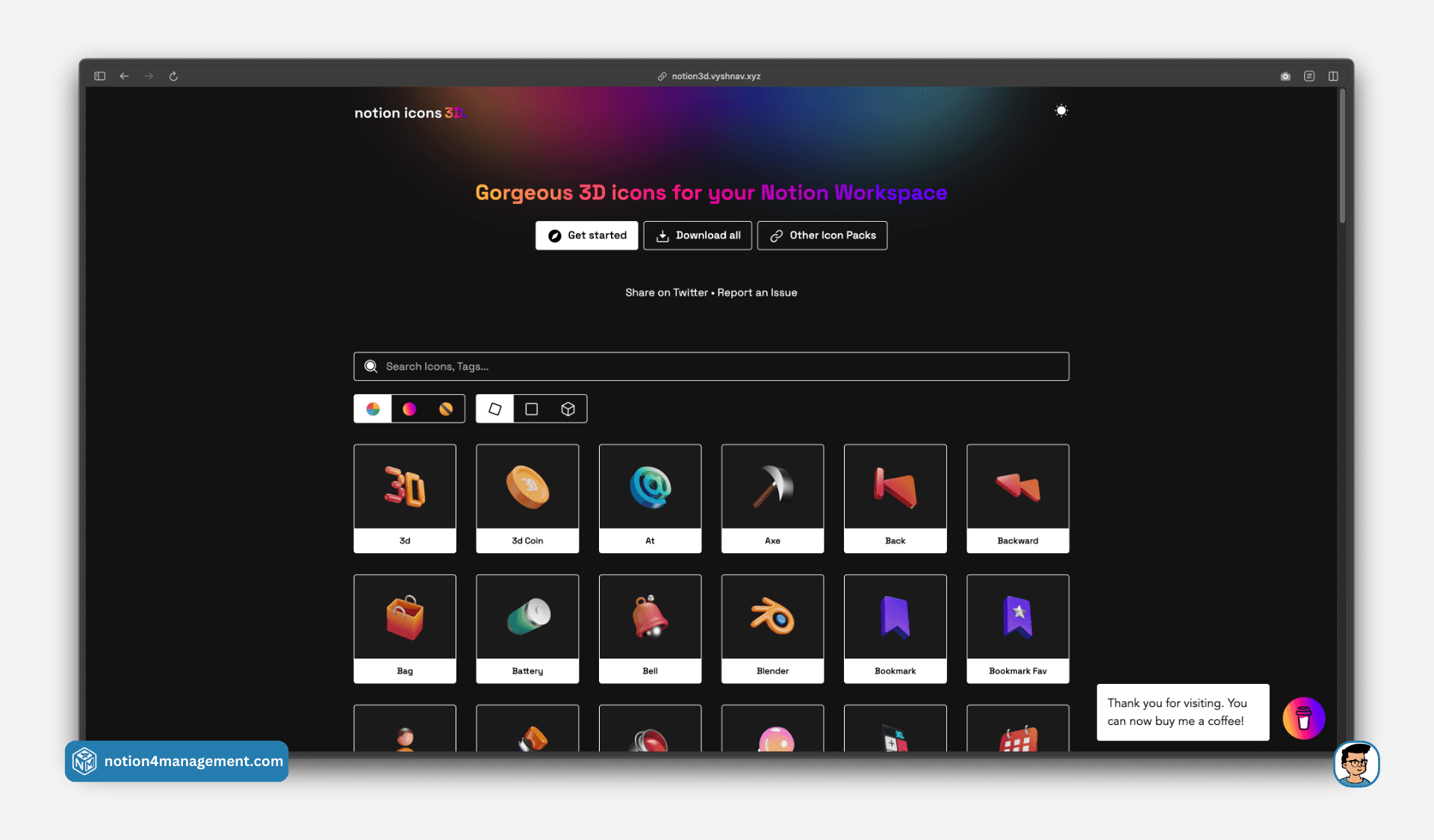 Notion icons