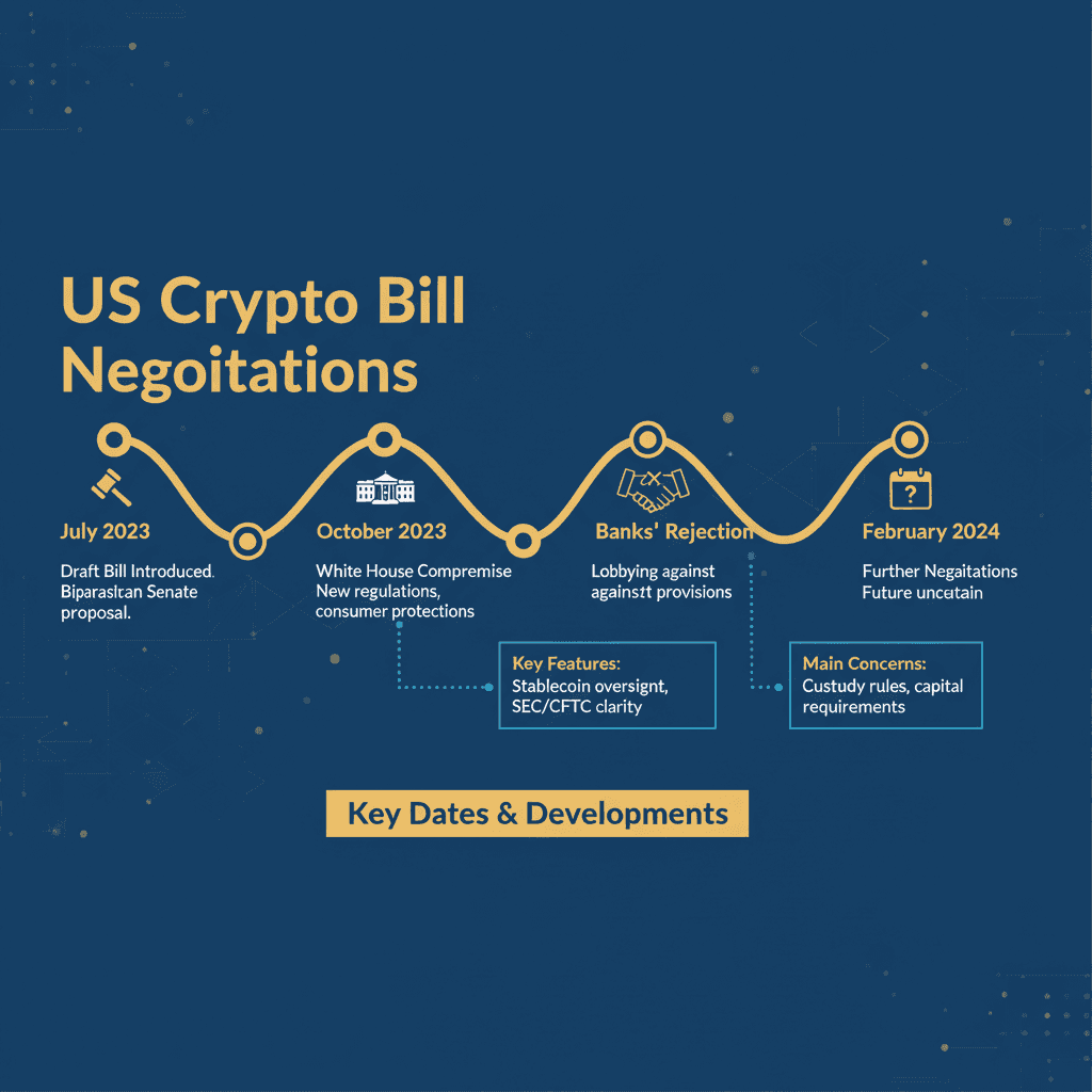 Timeline of US crypto bill negotiations