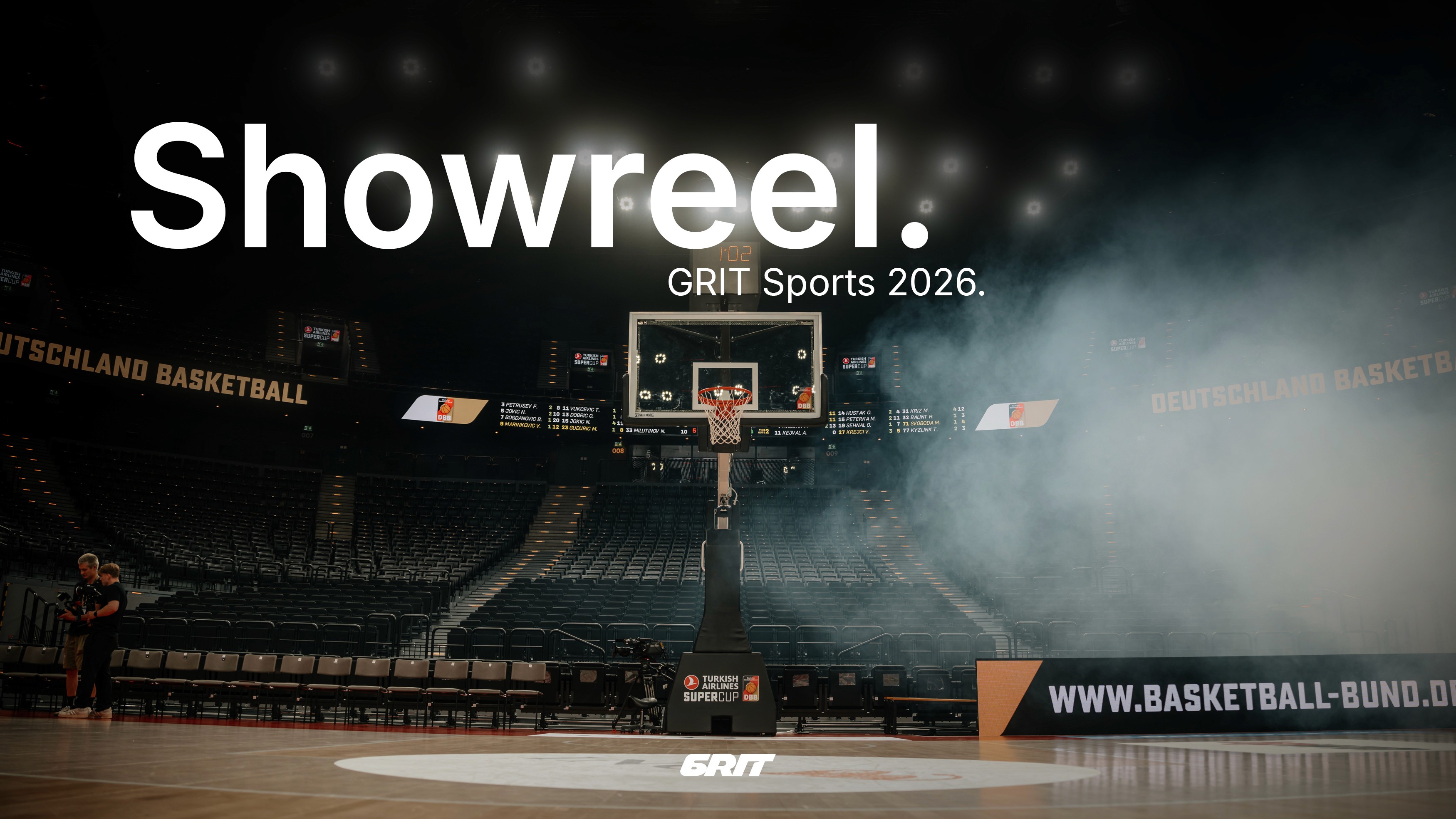 GRIT Sports 2026 Showreel, showecasing video and photo production and sports media produced by grit sports. Helping brands create sponsor, sponsorship and partner content with sport clubs and athletes