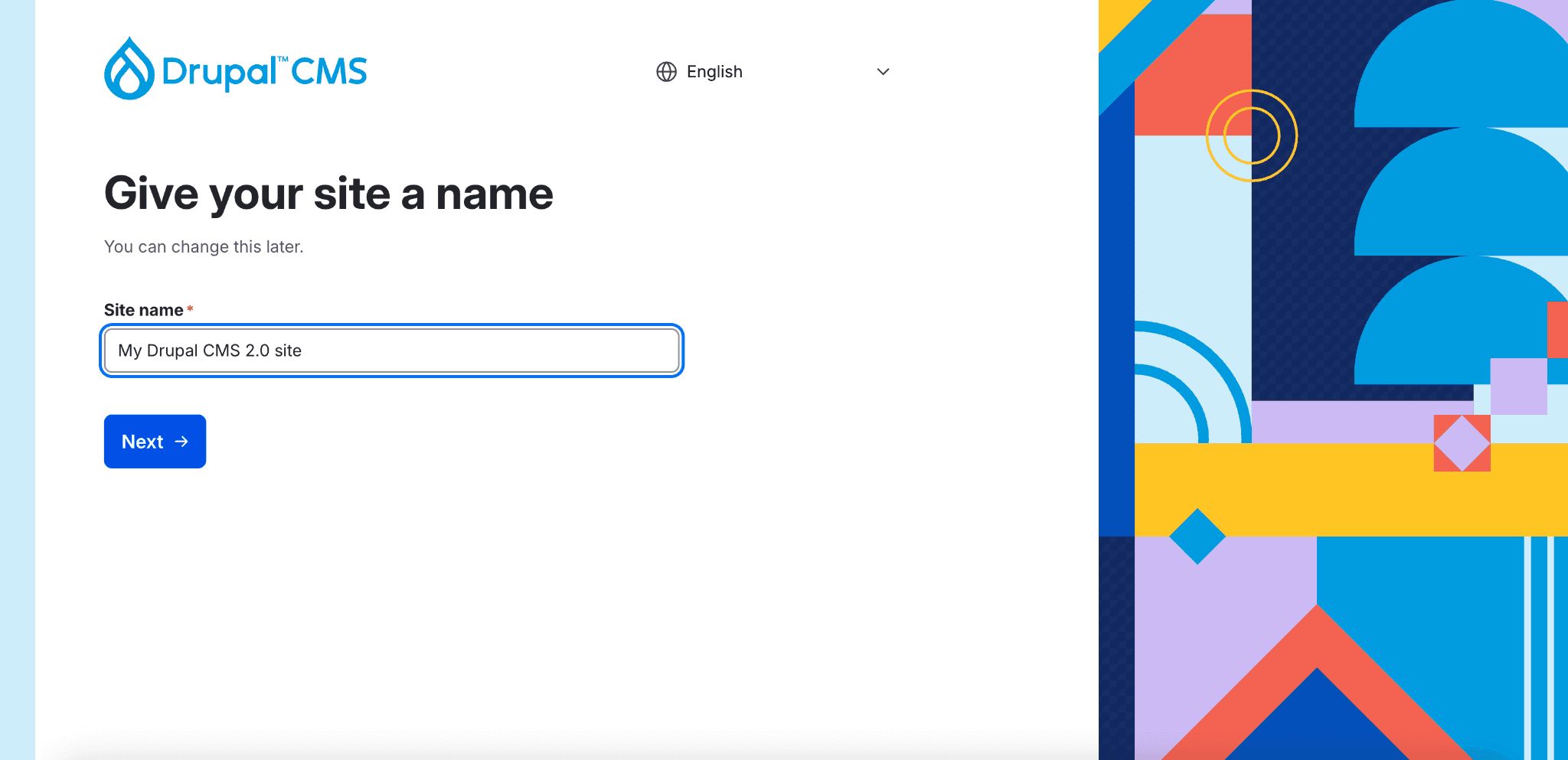 Drupal CMS 2.0 installation