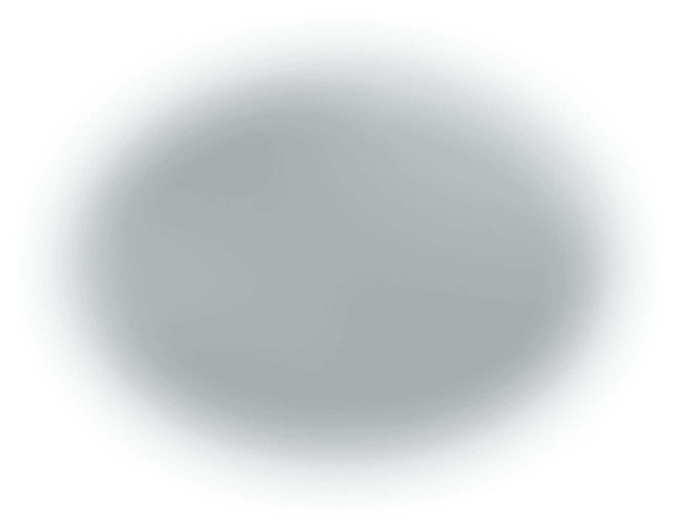 Warp AI agent platform logo: a dark gray sphere with subtle texture against a muted blue-green background