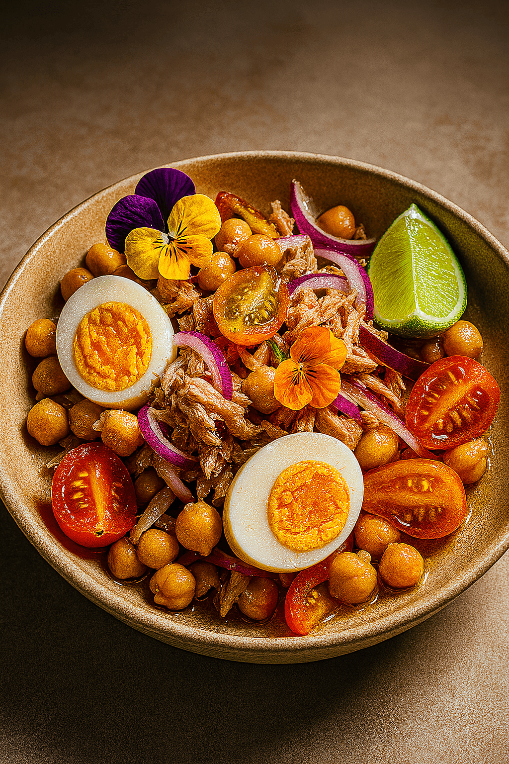 A close-up of a pink cocktail in a martini glass, set against a nighttime background with soft, blurred colors.