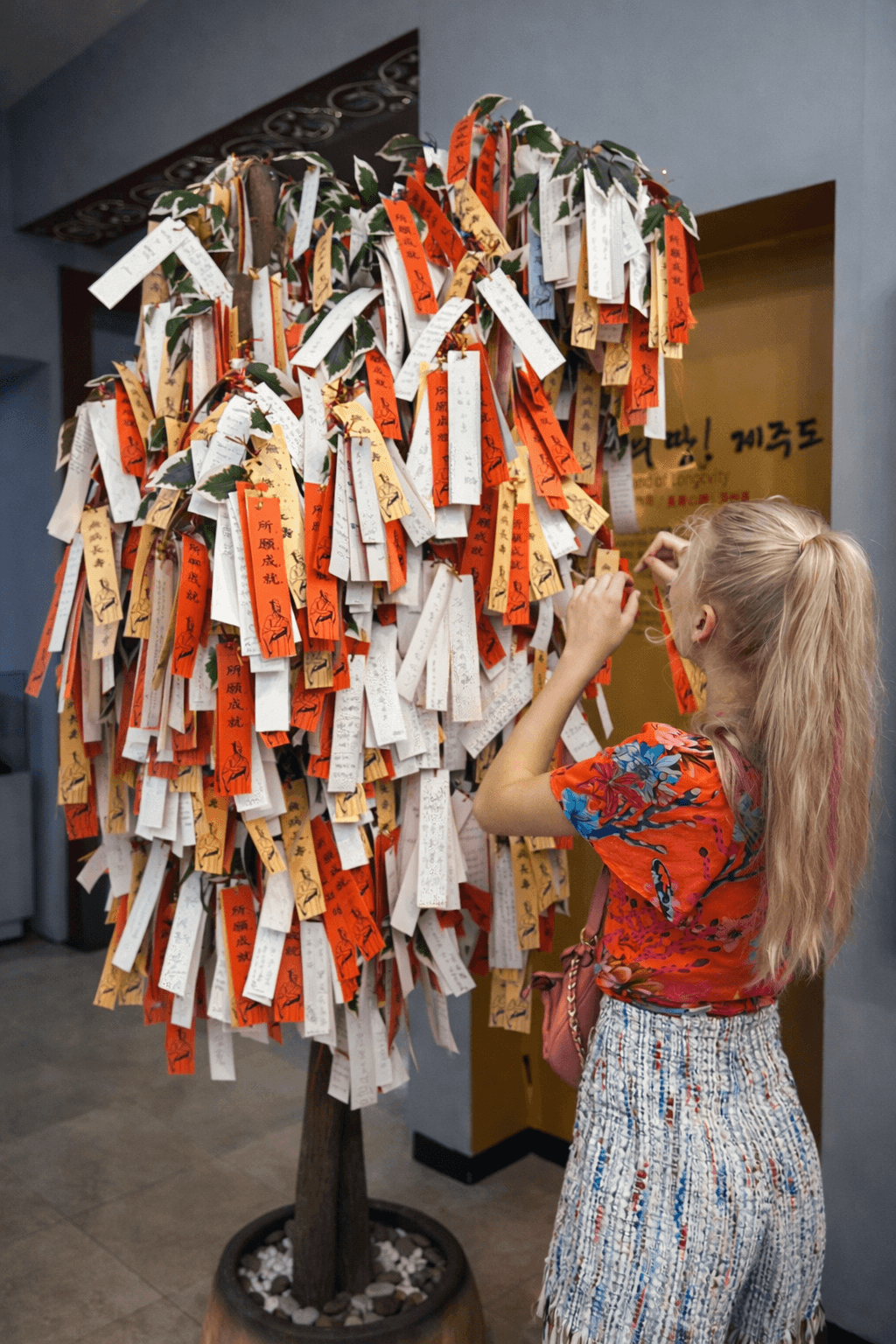 A smilintg girl holding books