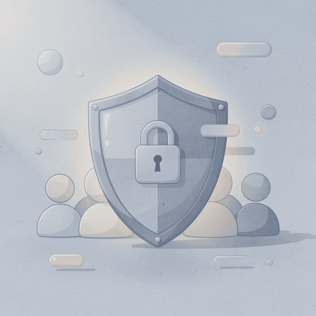  Shield protecting family representing legal protections for homeschooling