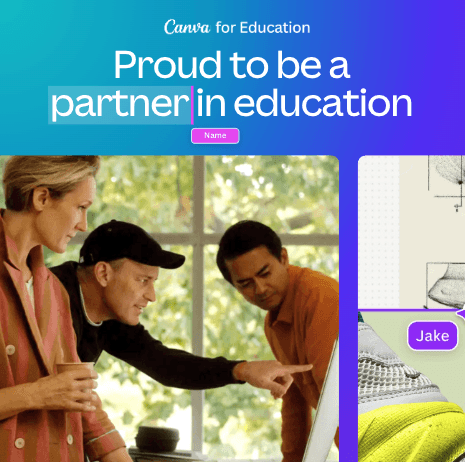 참가자들이 Canva를 활용해 자료를 직접 제작하고, 강사의 피드백을 통해 기본 툴을 빠르게 익히는 과정을 보여주는 이미지