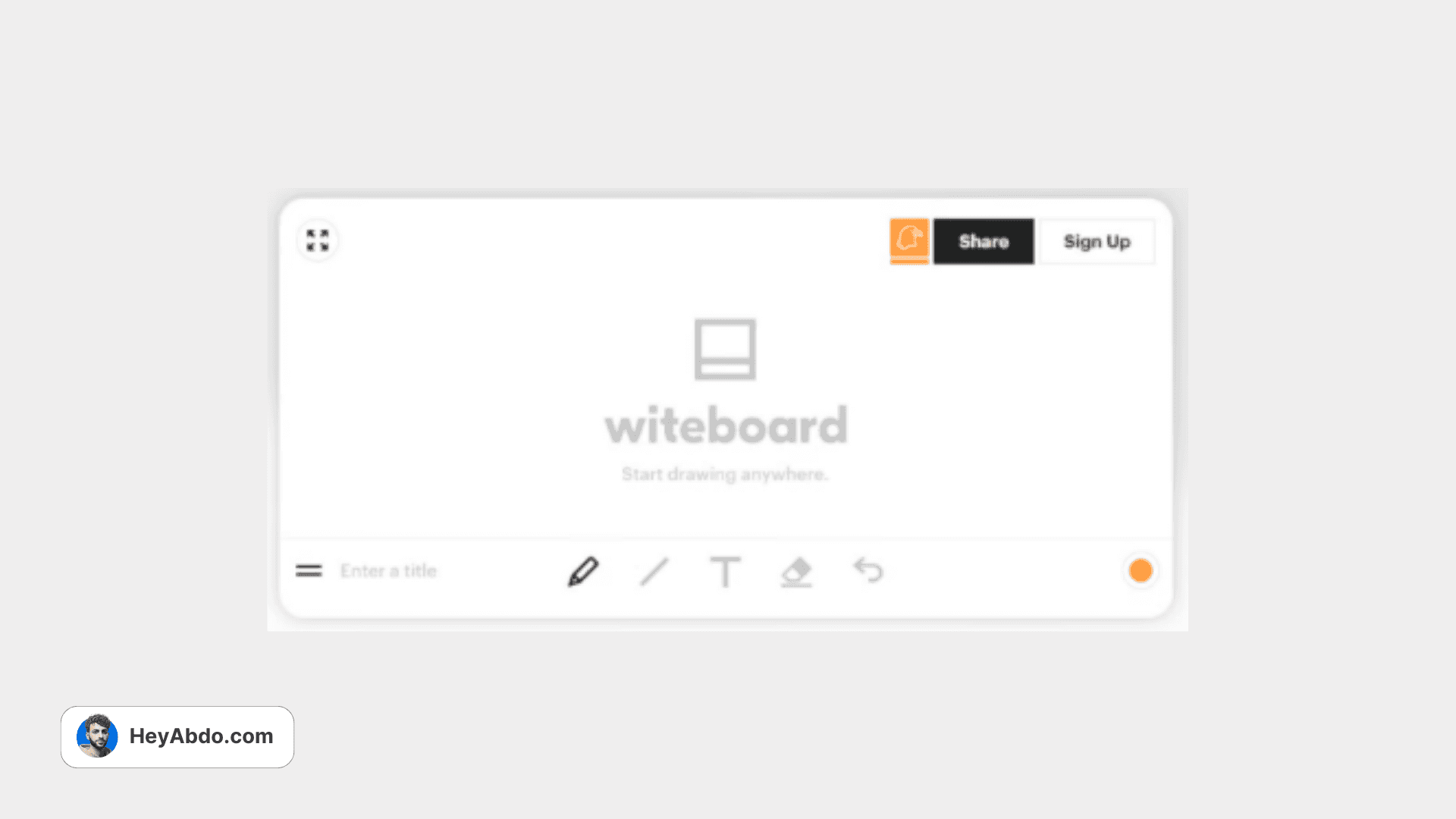 notion Whiteboard Widget