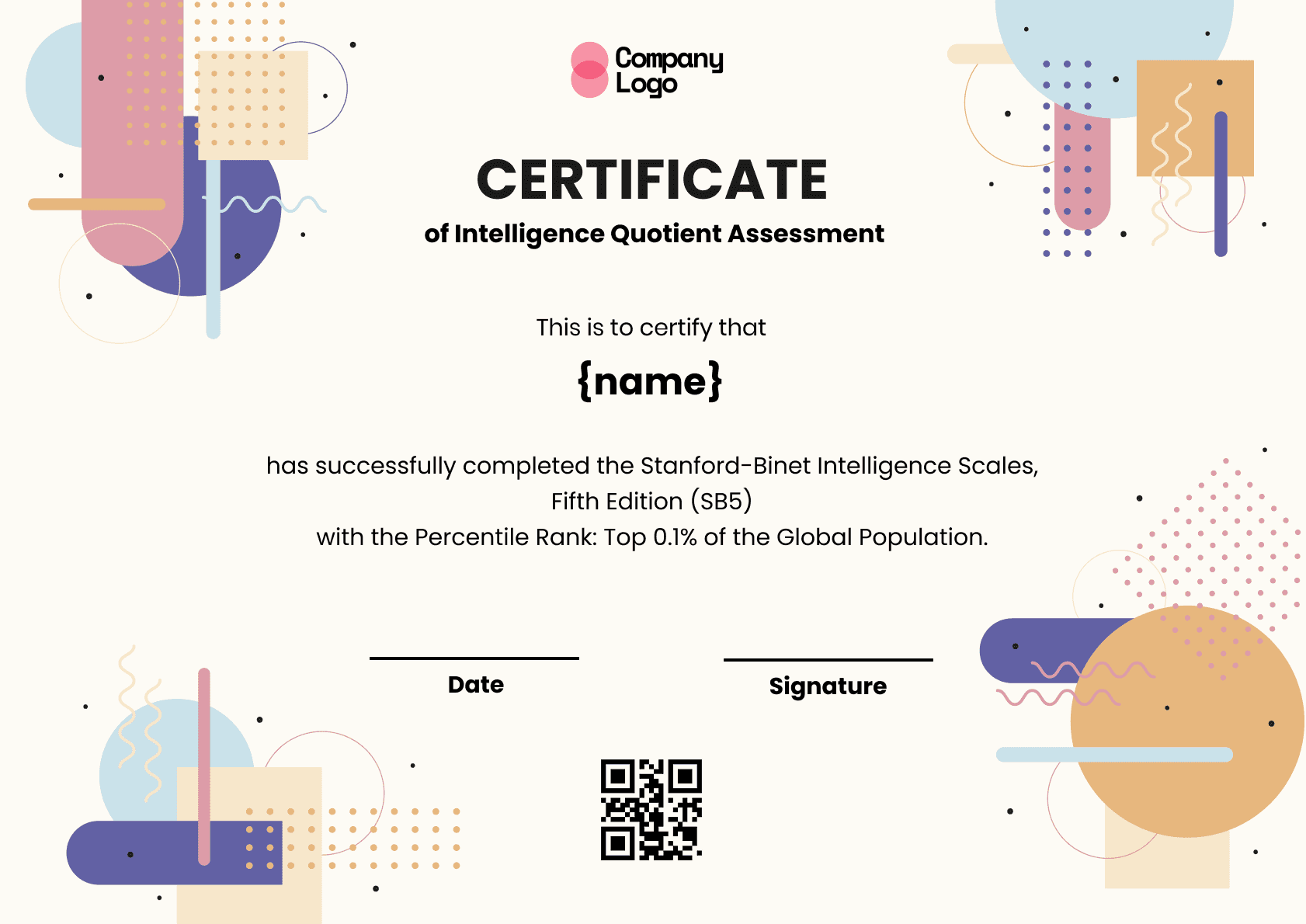 Wauld - Professional and attractive green recognition badge template