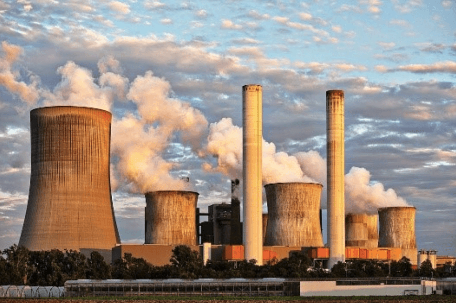 industrie gas CO2 wolken