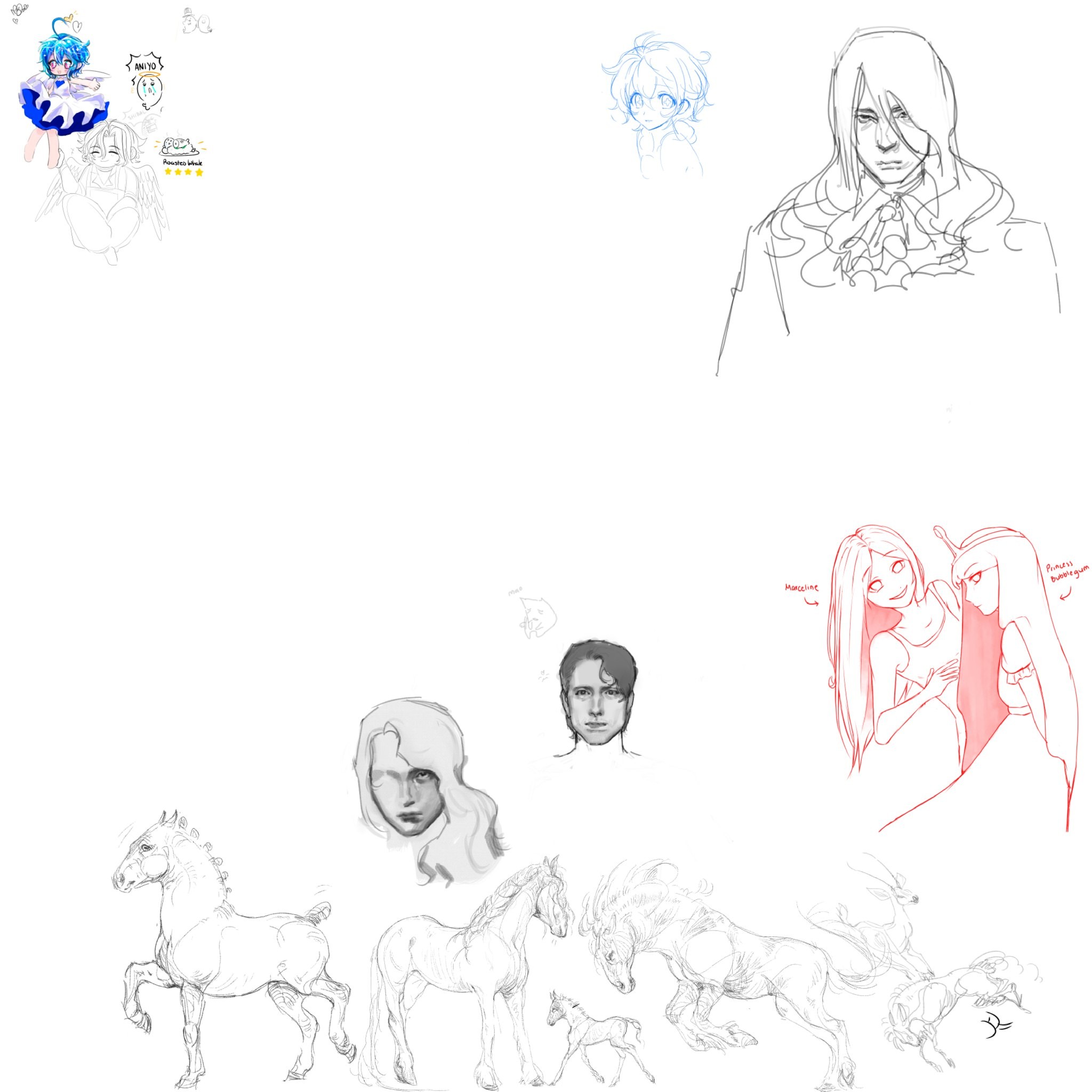 Part of the Art Jam canvas "multi freedraw 11!"