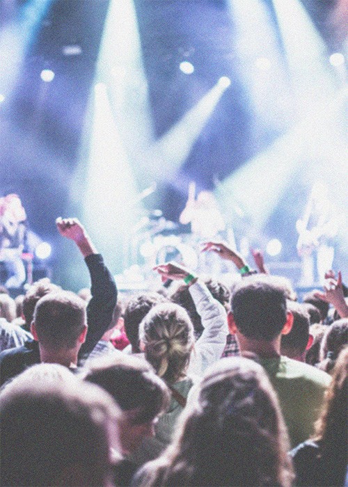 Público disfrutando de un concierto en directo