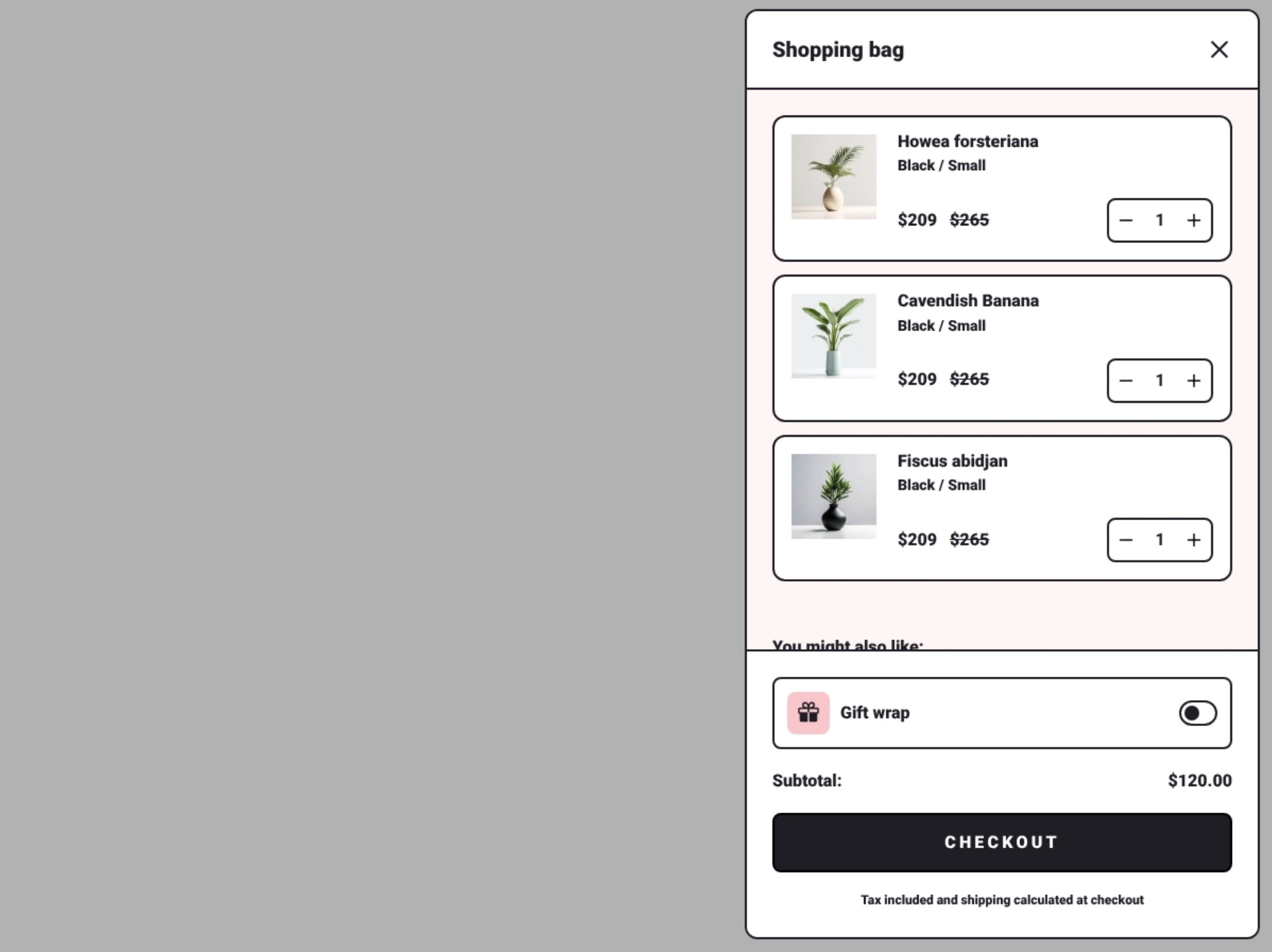 gift wrapping example