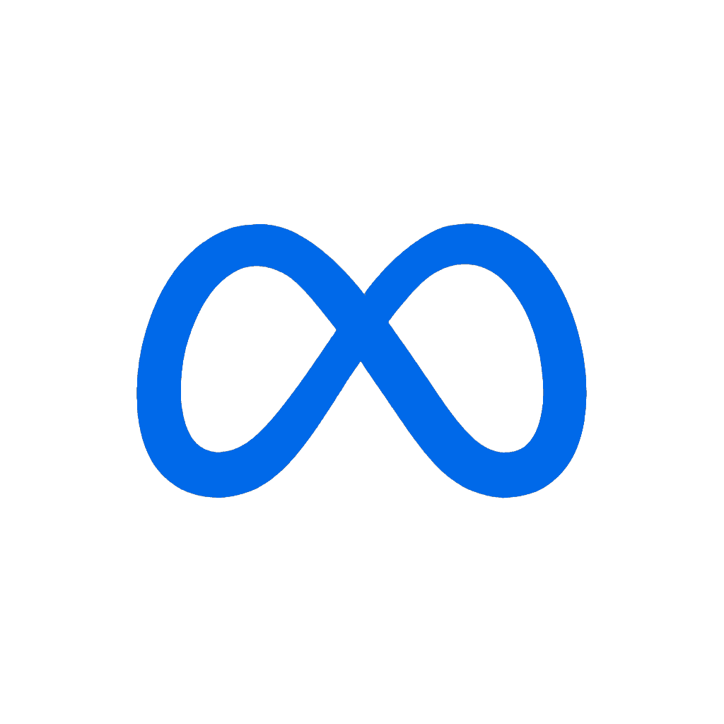 an image of an infinite sign on a blue background (Background Removed)
