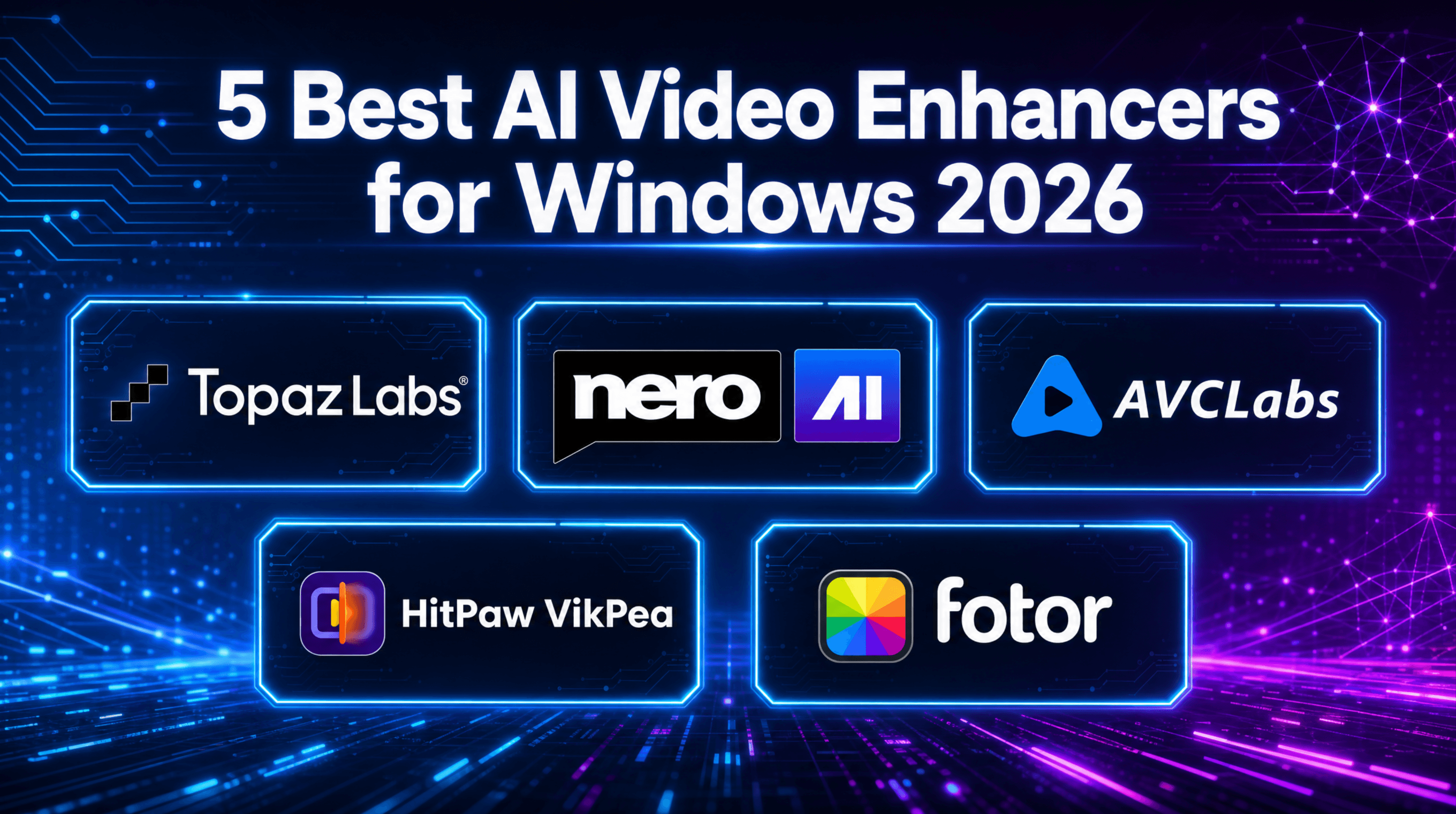 5 Best AI Video Enhancer for Windows in 2026