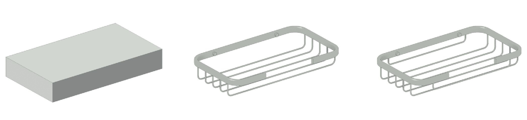 Revit images showing three levels of detail.