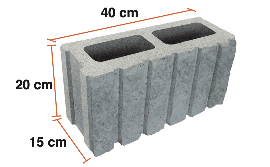 Block Hueco Estriado de 5