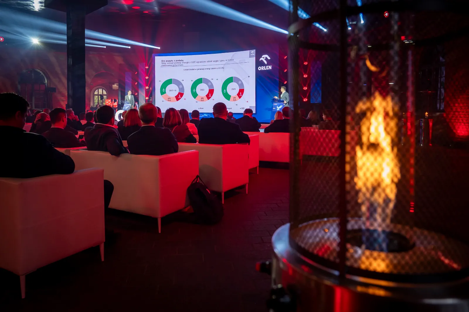 ORLEN Gas Meeting 11 conference, presentation of results on stage