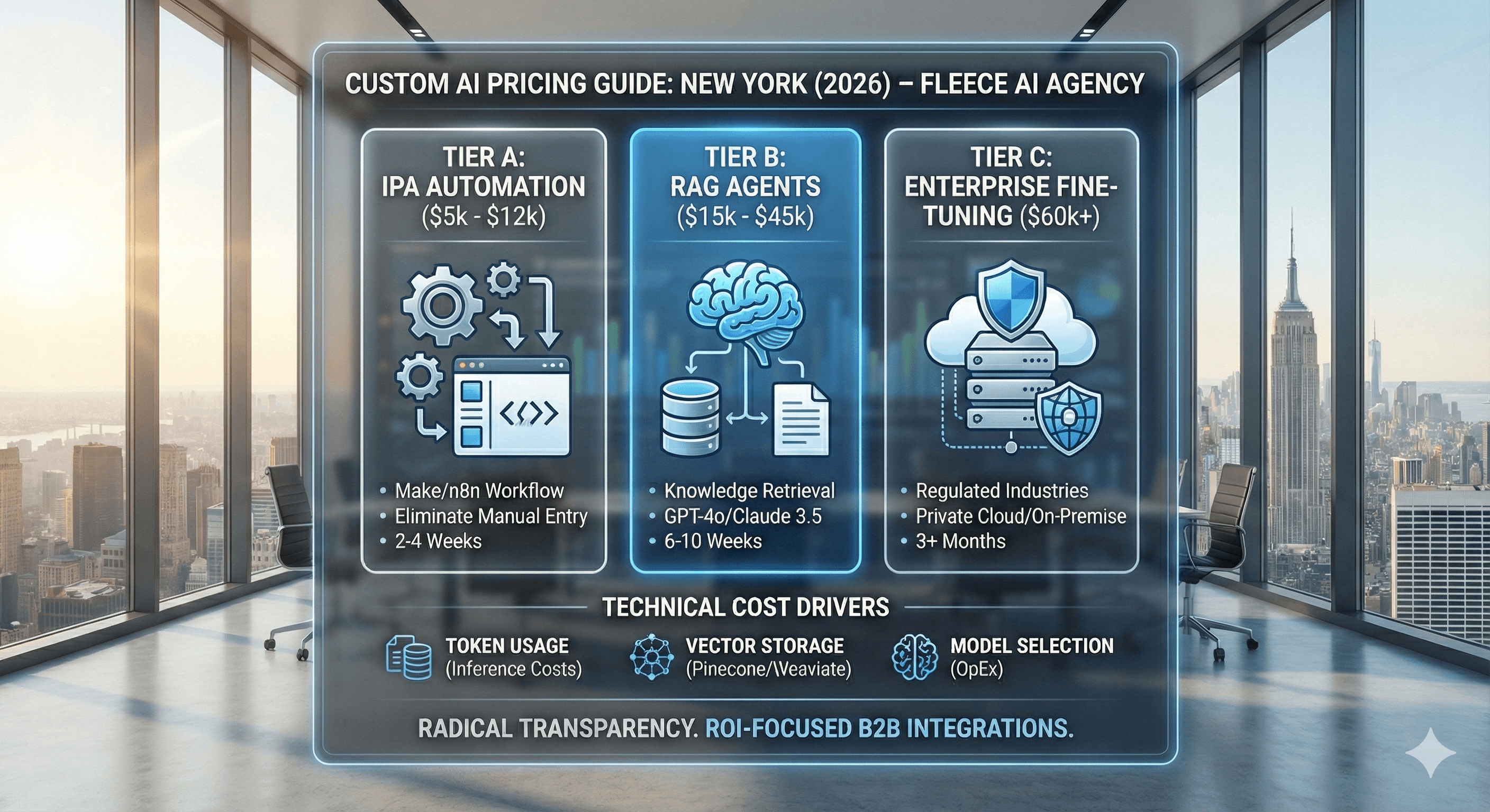 Custom AI Pricing Guide in New York (2026)