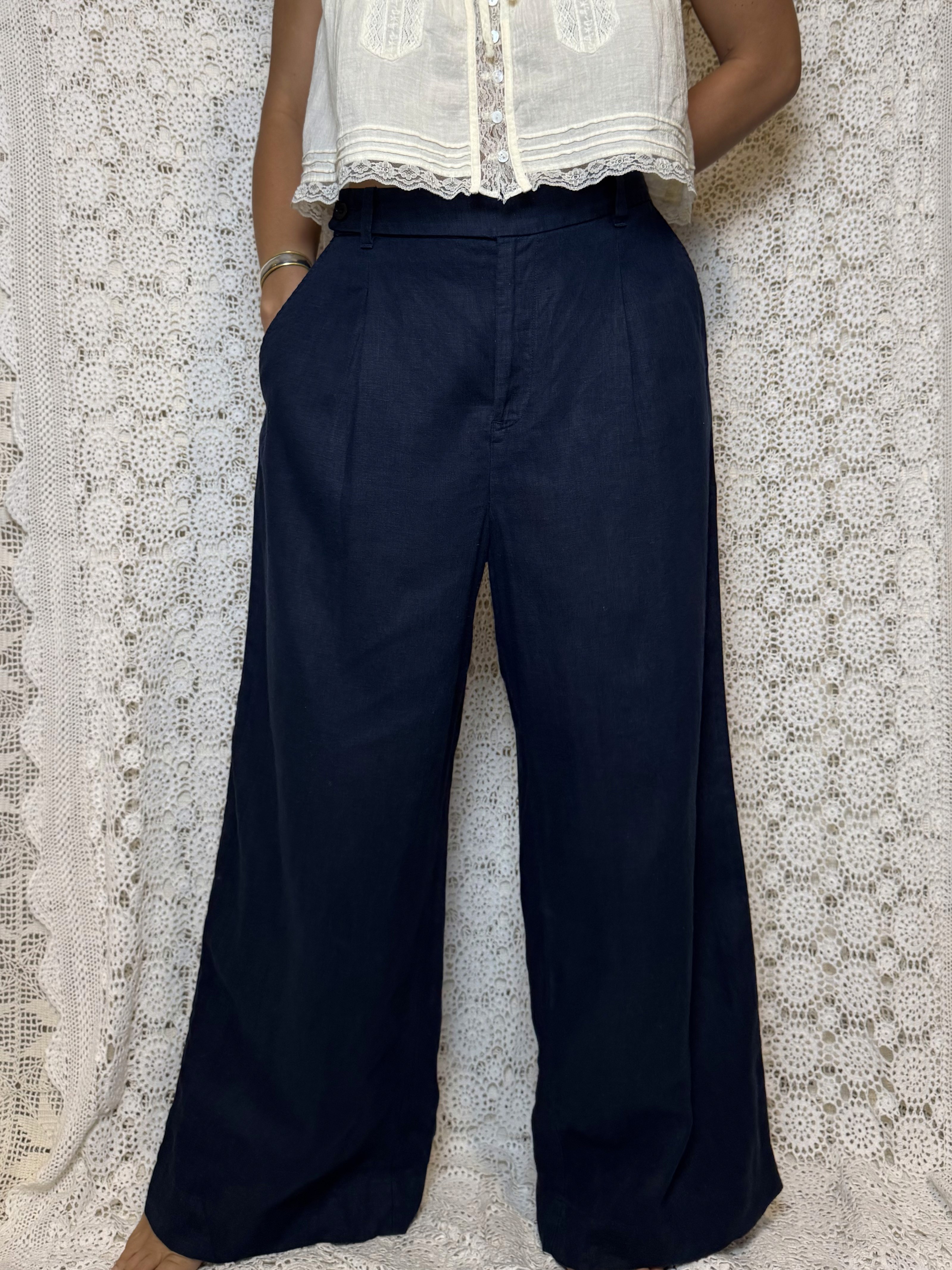 madewell the harlow wide leg pant