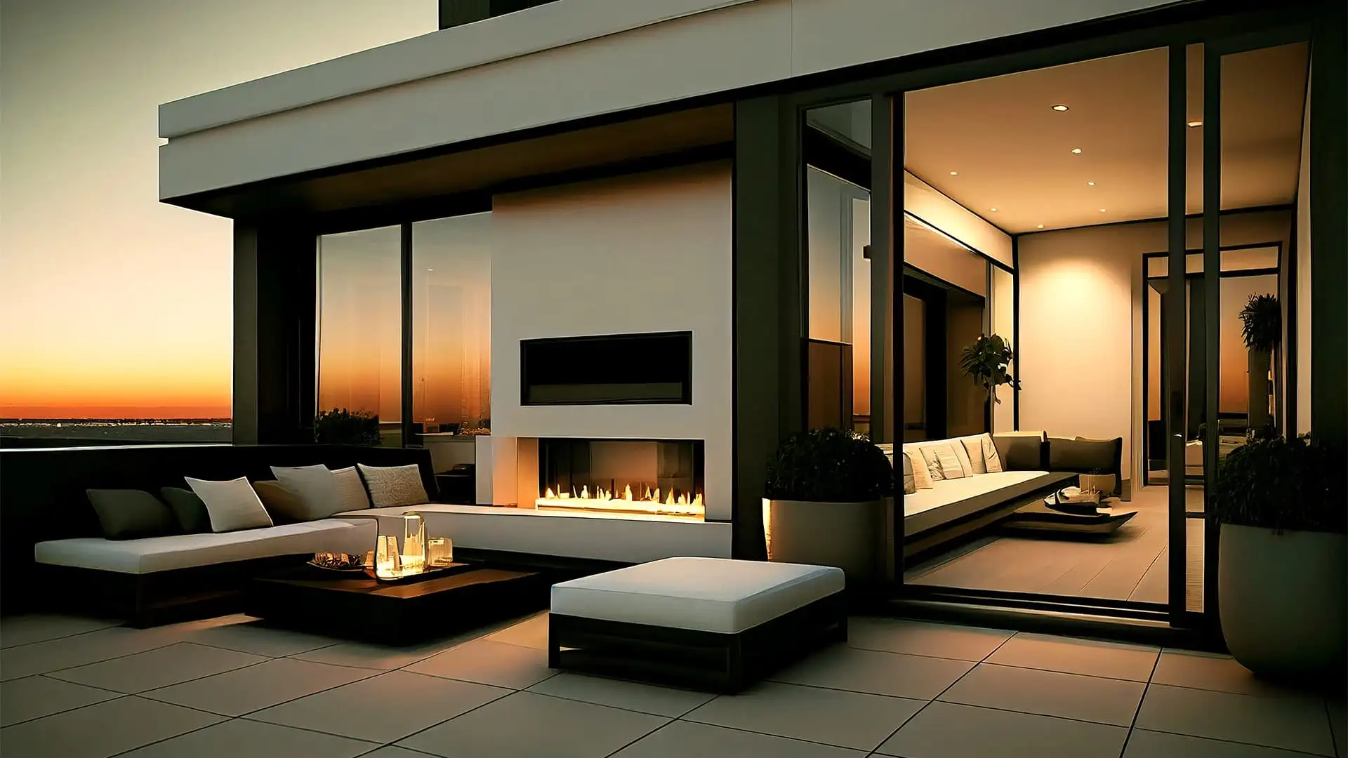 Automated home with cozy atmosphere tailored to your mood