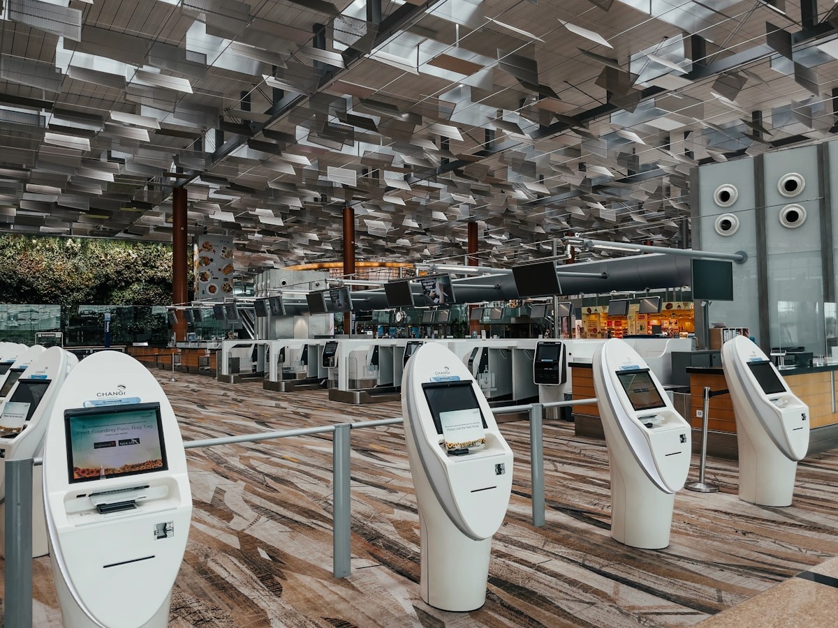 Self-service terminals in a technology-led operations space