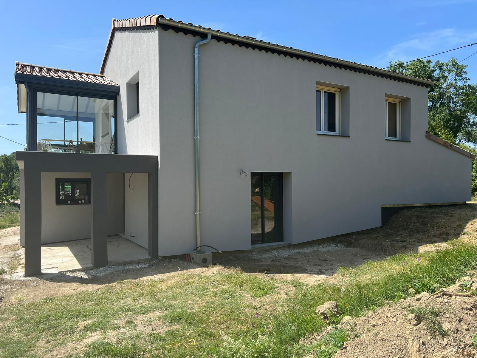 Chantier à Salette Après ITE