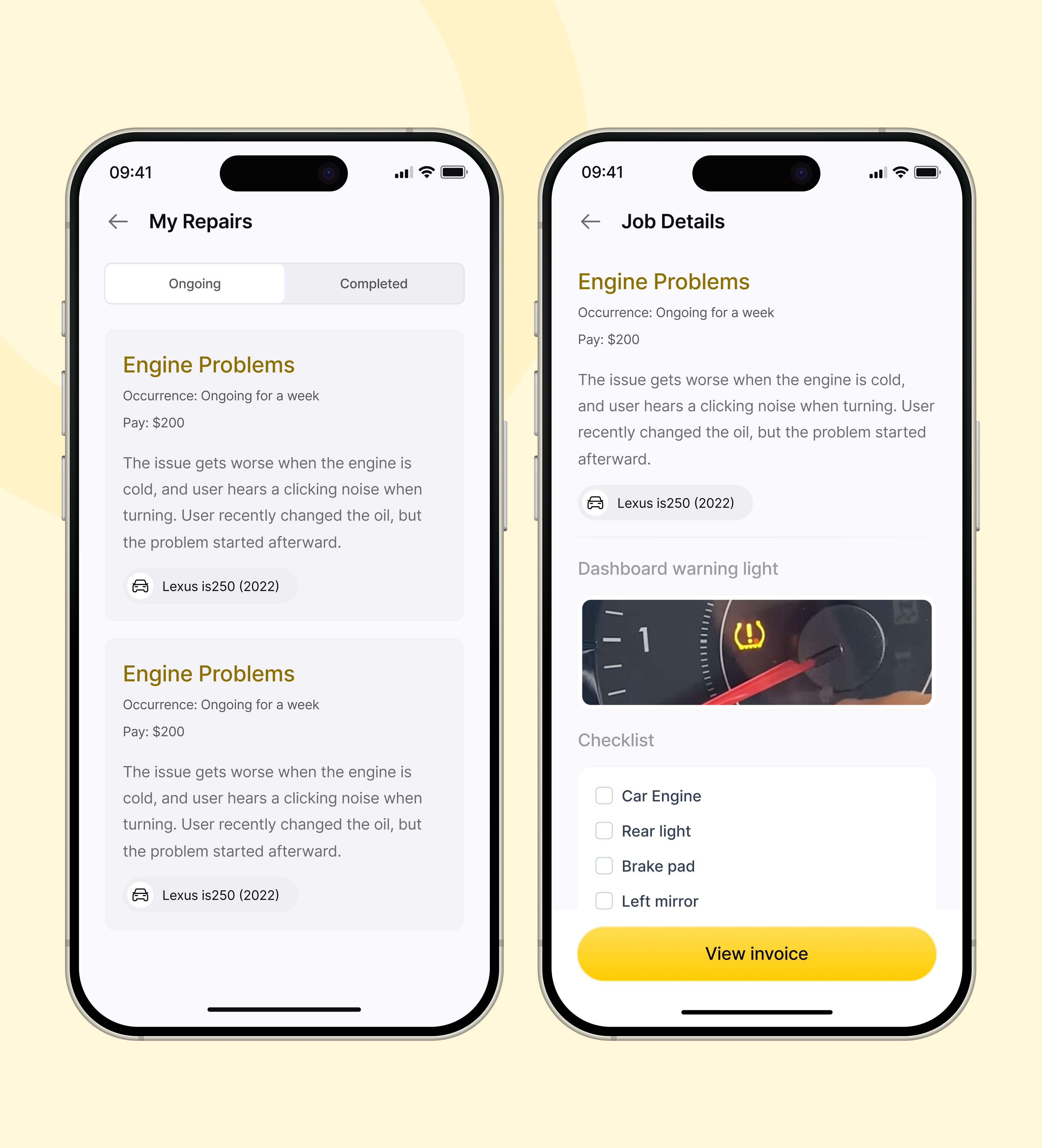 Images Highlighting Job Tracking & Status Updates