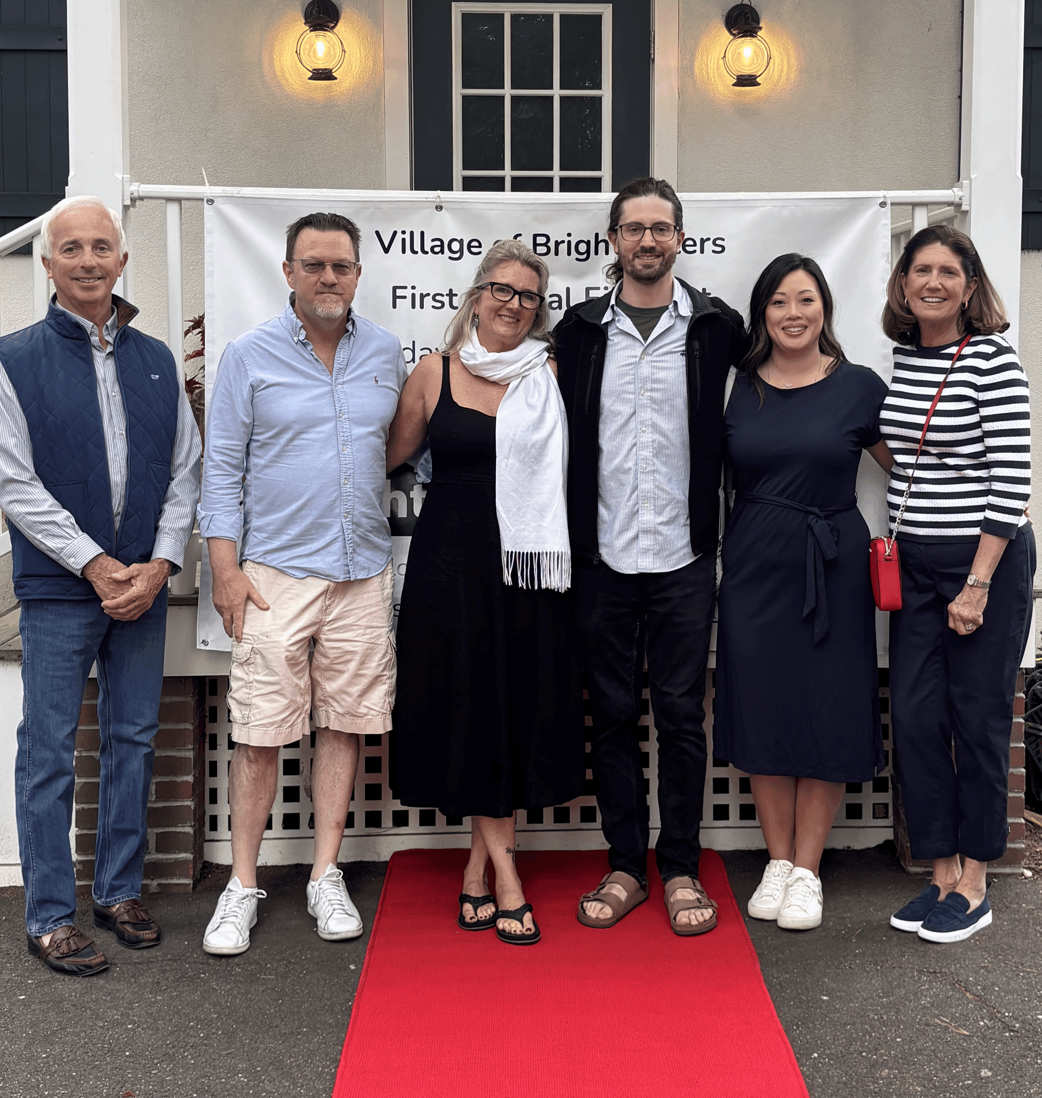 Brightwaters & Beyond Film. Documentarian Peter Judge and members of the 'Rising Tides, Rising Voices' cast and crew