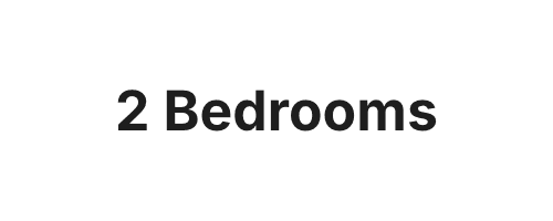 2 Bedrooms