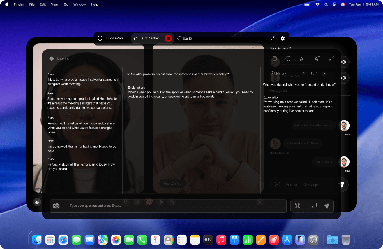 HuddleMate preview