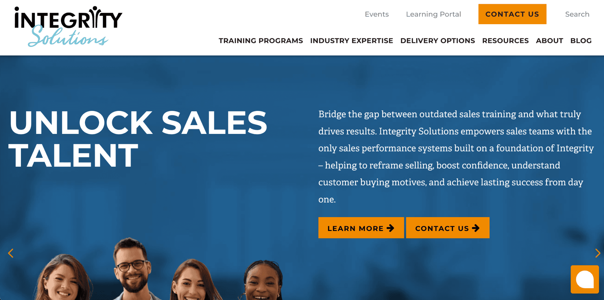 integrity solutions homepage