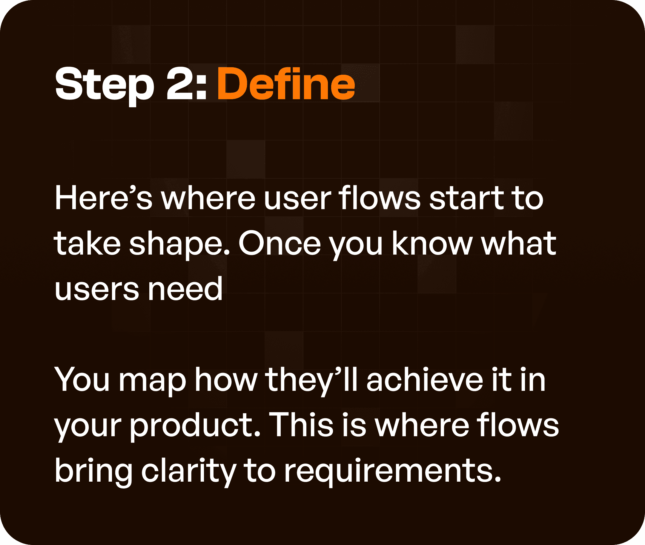 Define in brief for User Flow