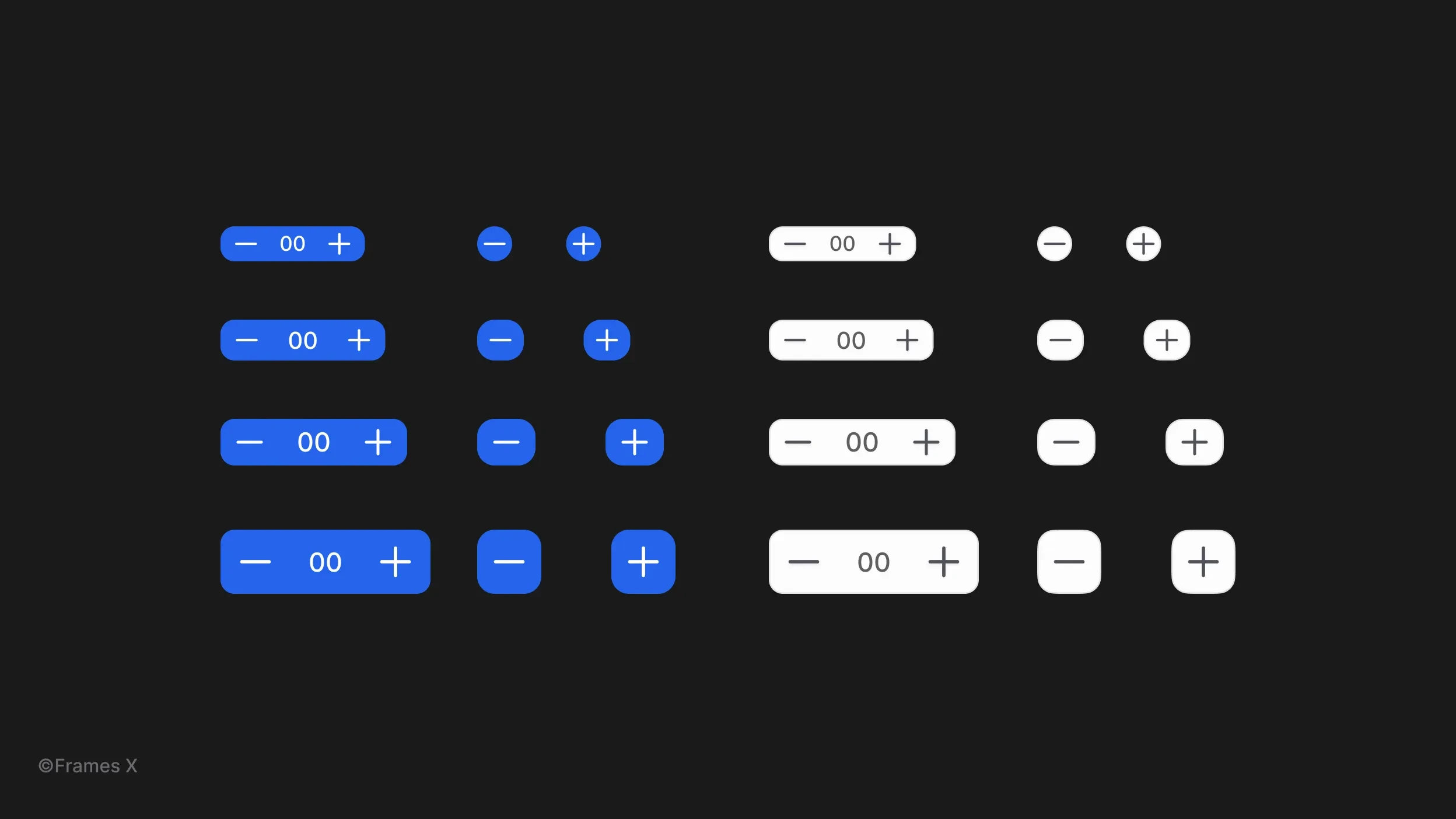 Counter UI Component in Figma