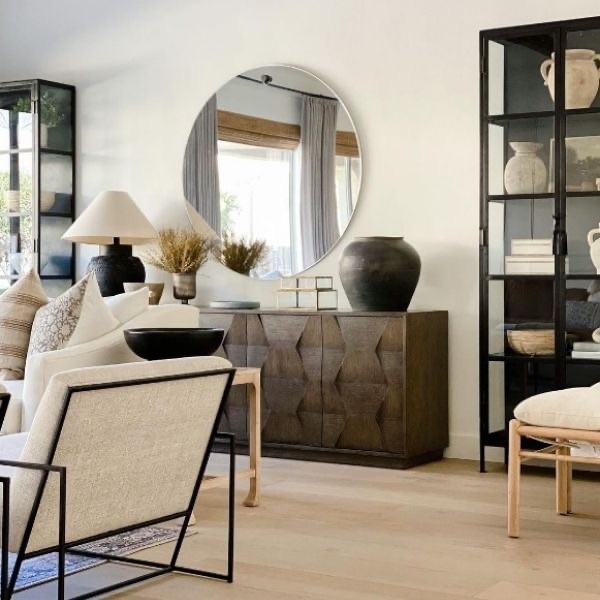 Coordinate hardwood with wood furniture