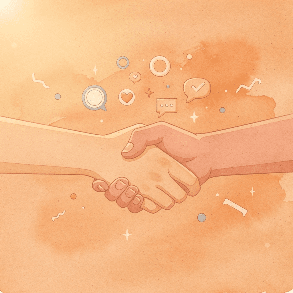 Business partnership scene representing SEO agency collaboration