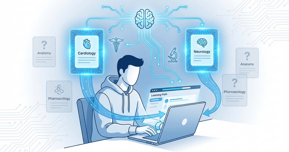 Cover: How Oncourse AI's Question Bank Works: Adaptive Practice That Knows Your Weak Spots