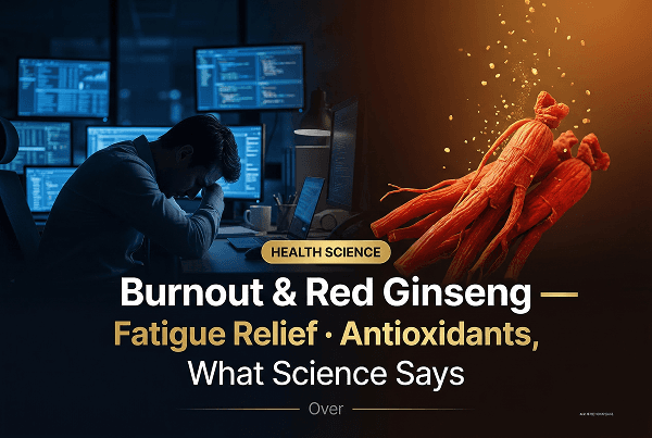 red ginseng fatigue antioxidant science burnout