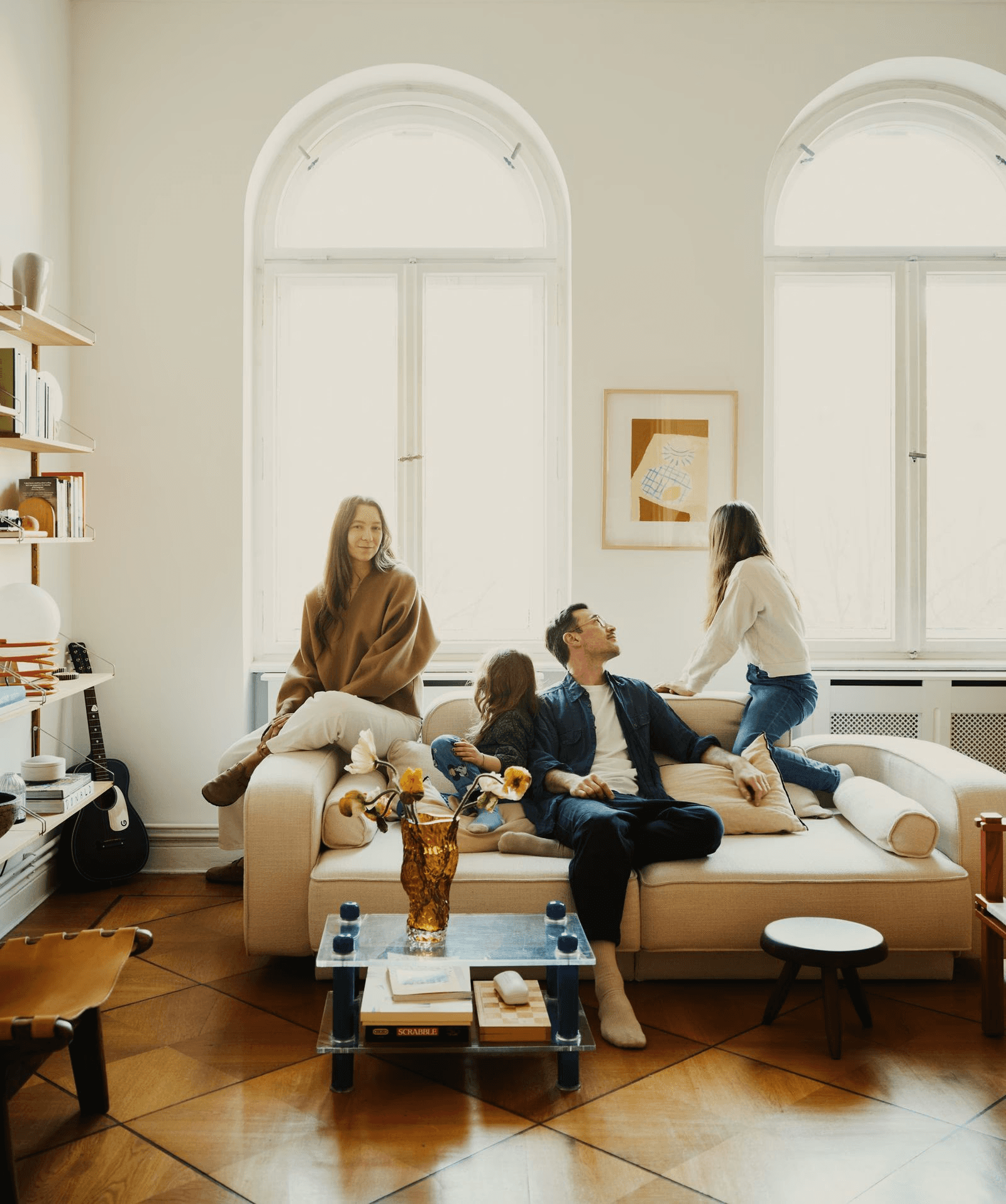 family at home