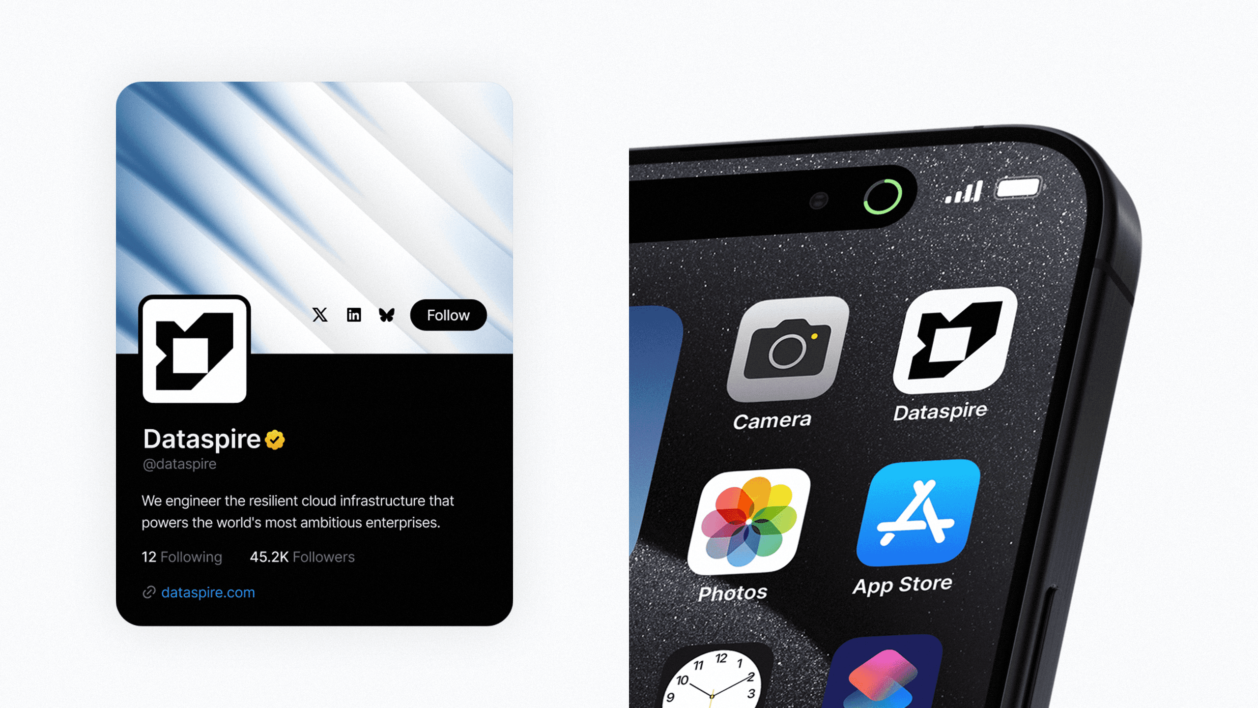 Dataspire App mockup
