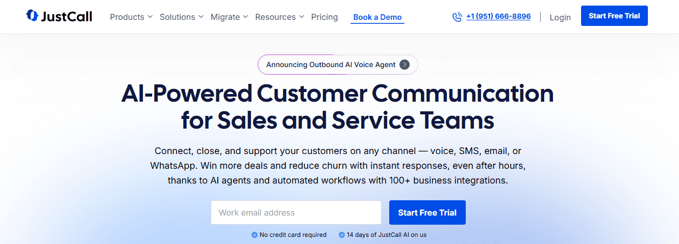 JustCall&nbsp;&nbsp;