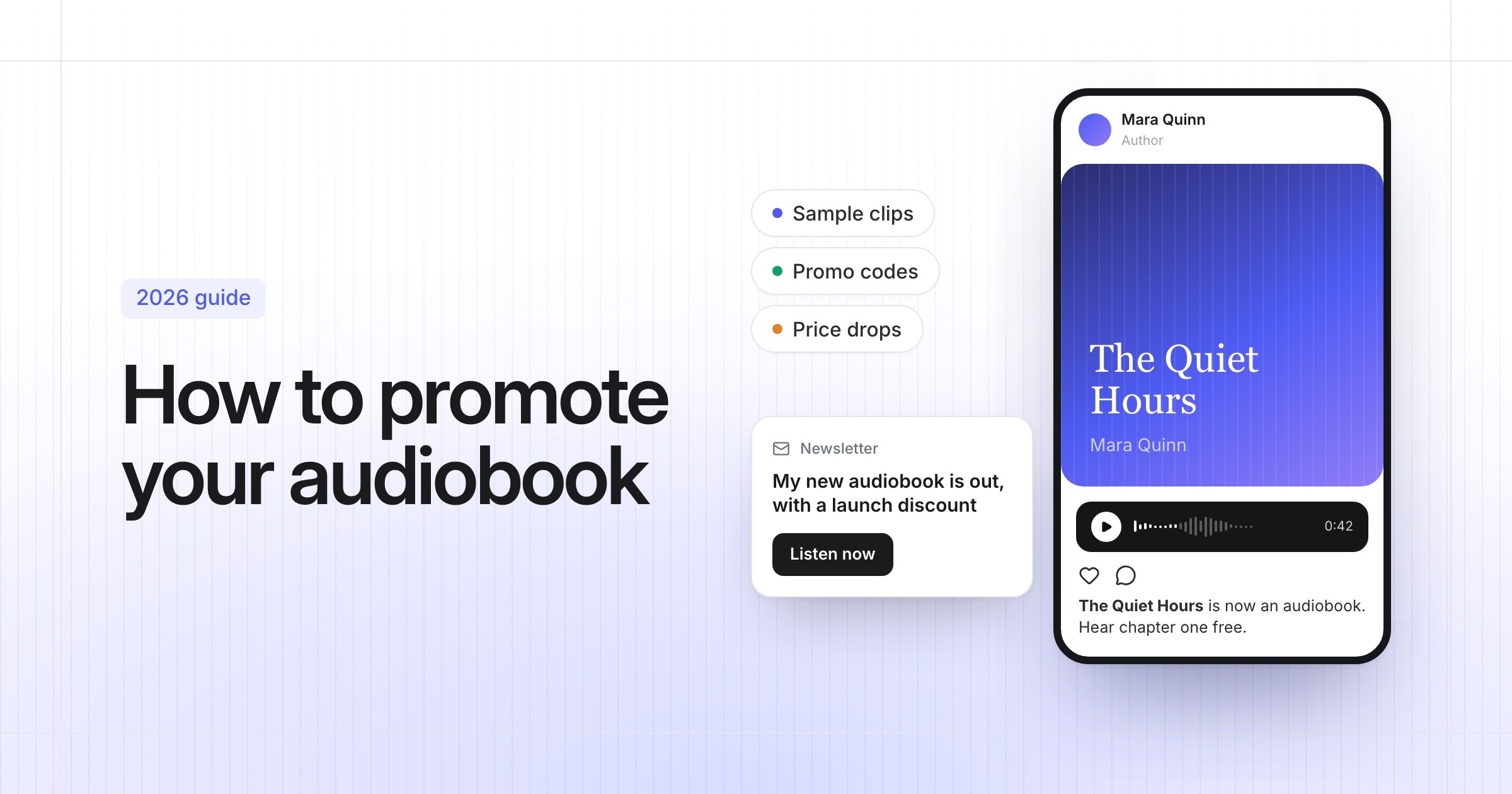 How to promote your audiobook