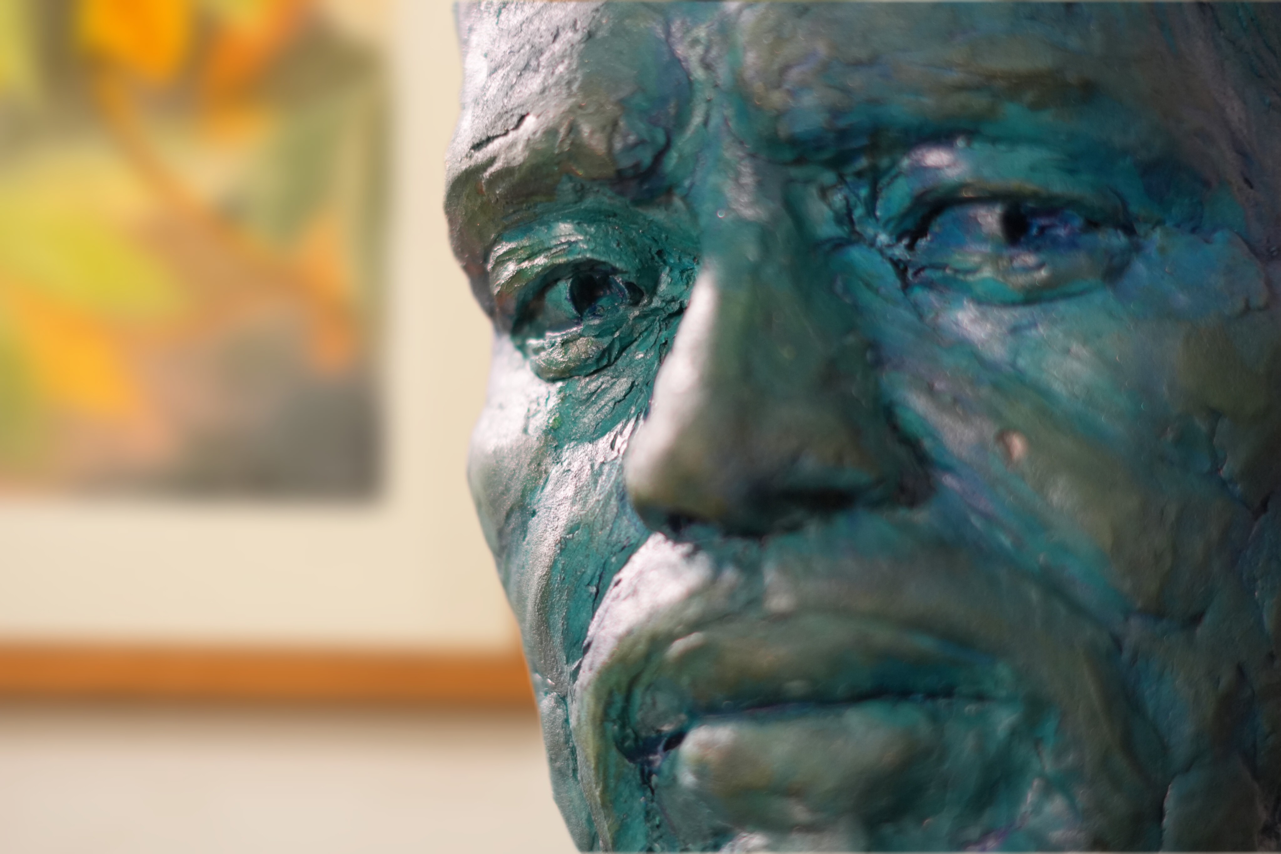 portrait sculpture of a man