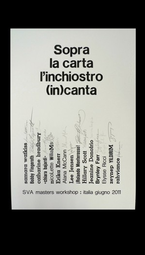masters workshop participant list